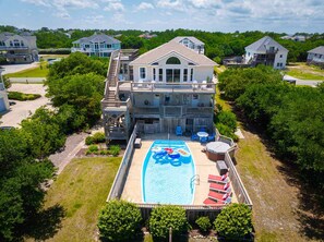 Pool - Private pool/spa, rooftop deck, 5min walk to beach (Corolla)