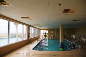 Indoor pool, a heated pool