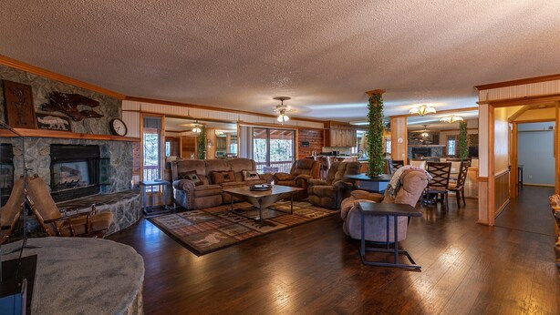 House, Multiple Beds, Hot Tub, Mountain View (Eagles Rest) | Living area - Eagles Rest (Fleetwood)
