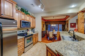 House, Multiple Beds, Patio, Mountain View (Delightful Views at Elkmont) | Private kitchen | Coffee/tea maker - Delightful Views at The Lodges at Elkmont (Banner Elk)