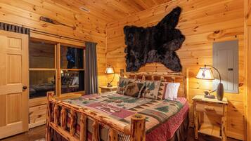 Cabin, Multiple Beds, Patio, Mountain View (Bearadise at Blue Ridge) | 3 bedrooms, individually decorated, individually furnished, bed sheets