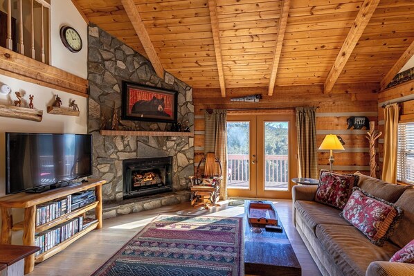 Living area - Napping Bear Cabin (Boone)