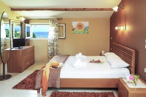 4 sovrum, strykjärn/strykbräda och sängkläder