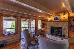 Cabin, Multiple Beds, Hot Tub, Mountain View (Whispering Willow) | Interior - Whispering Willow (Sugar Grove)