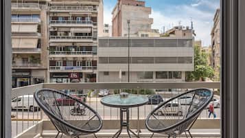 Appartement Confort, 1 lit double et 1 canapé-lit, non-fumeur, balcon | Terrasse/Patio