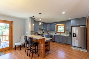 Hus, flere senger, spabadekar, fjellutsikt (Hidden Heaven) | Eget kjøkken | Kaffetrakter/tekoker