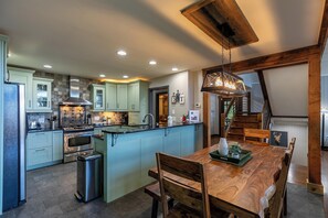 House, Multiple Beds, Patio, Mountain View (Rockcliff Retreat) | Private kitchen | Coffee/tea maker - Rockcliff Retreat (Lenoir)
