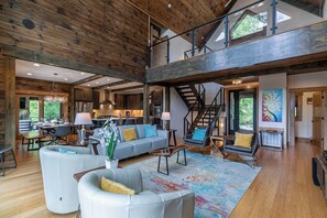 House, Multiple Beds, Hot Tub, Mountain View (Ambience Lodge at Eagles Nest) | Living area - Ambience Lodge at Eagles Nest (Banner Elk)
