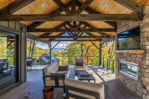 Terrace/patio - Ambience Lodge at Eagles Nest (Banner Elk)