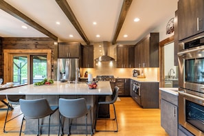 House, Multiple Beds, Hot Tub, Mountain View (Ambience Lodge at Eagles Nest) | Private kitchen - Ambience Lodge at Eagles Nest (Banner Elk)