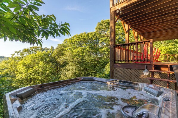 House, Multiple Beds, Hot Tub, Mountain View (Whispering Ridge Retreat) | Outdoor spa tub - Whispering Ridge Retreat (Boone)