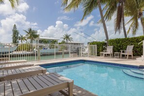 Pool - Large home with a private pool! (Key Colony Beach)