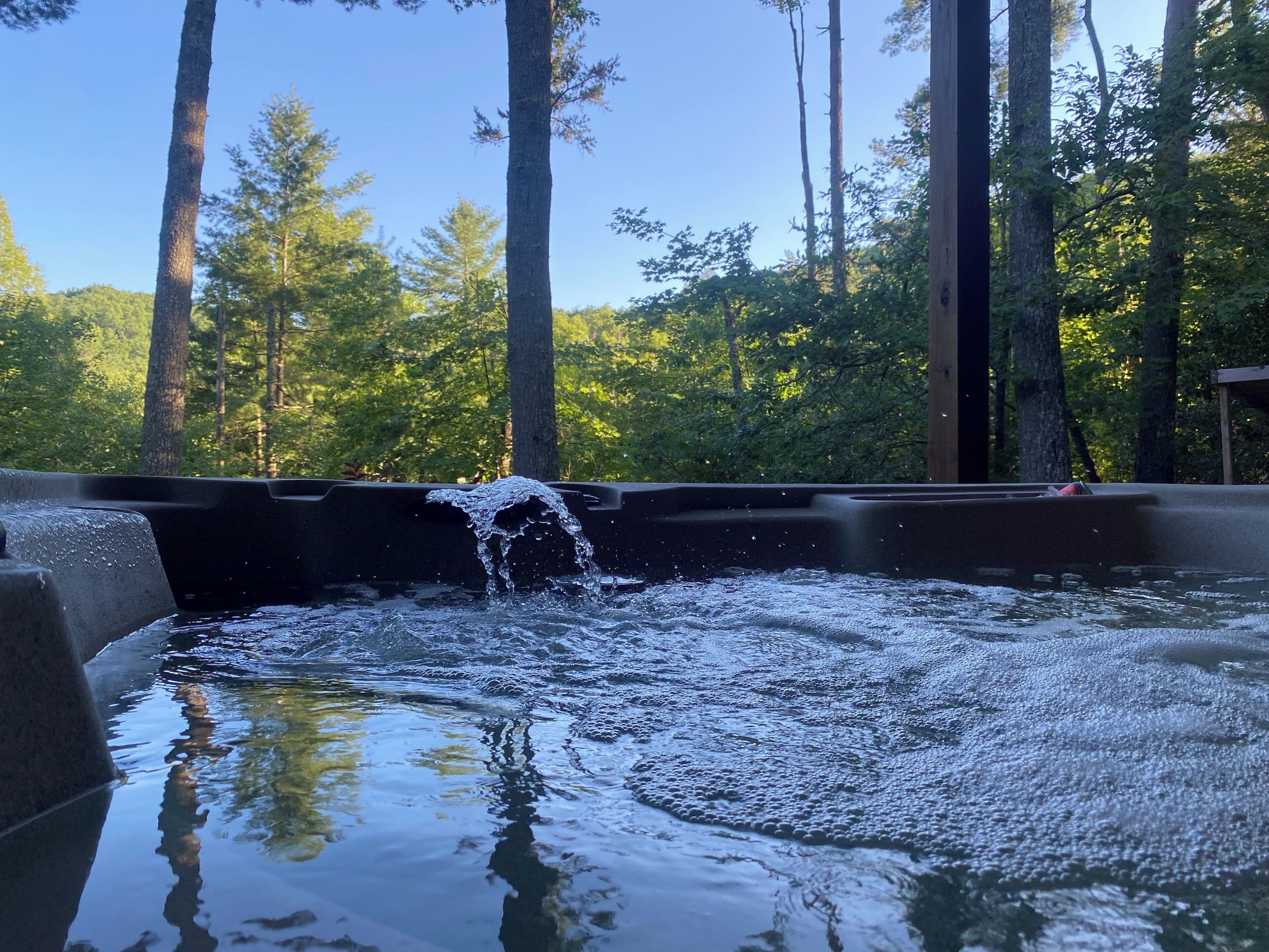 Bain à remous extérieur