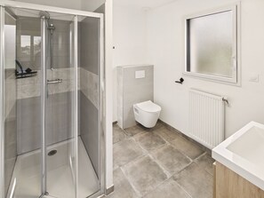 Shower, hair dryer