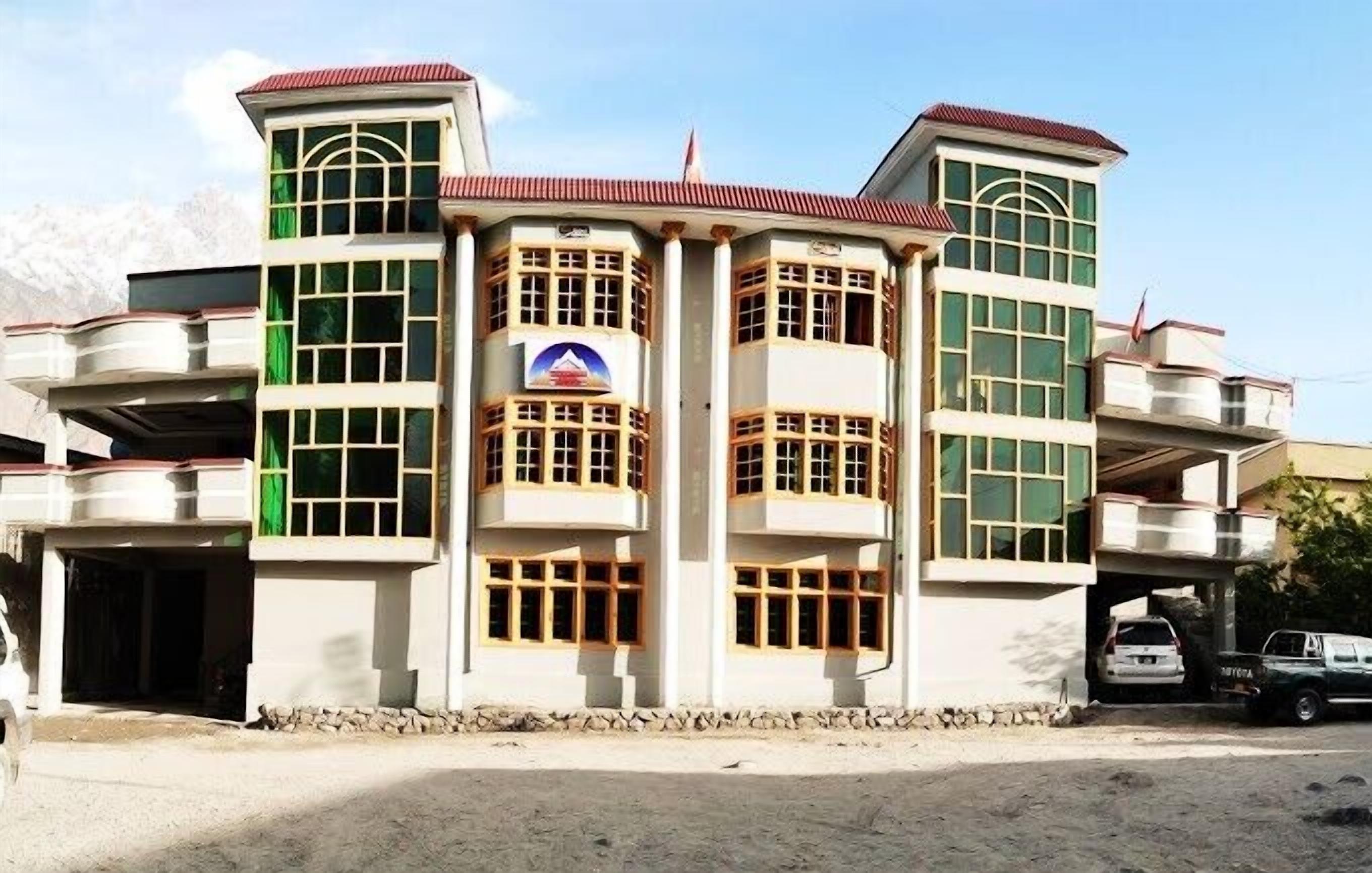 Voorkant van accommodatie