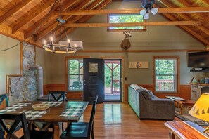Cabin, Multiple Beds, Hot Tub, Mountain View (Blue Flower Cabin) | Dining - Blue Flower Cabin (Lenoir)
