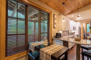 House, Multiple Beds, Patio, Mountain View (Treetops Cabin) | In-room dining - Treetops Cabin (Blowing Rock)