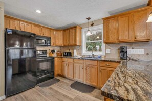 Cabin, Multiple Beds, Hot Tub, Mountain View (A Mountain Hideaway) | Private kitchen | Coffee/tea maker - A Mountain Hideaway (Blowing Rock)