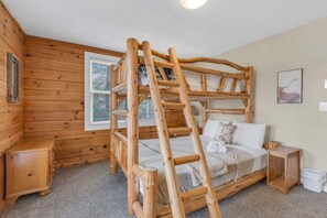 Cabin, Multiple Beds, Hot Tub, Mountain View (A Mountain Hideaway) | 3 bedrooms, individually decorated, individually furnished, bed sheets - A Mountain Hideaway (Blowing Rock)