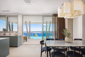 Dining - Boutique Villa Nana with SPA zone, Heated pool and elevator (Celina)