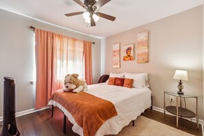 Huis, 3 slaapkamers | 3 slaapkamers, een laptopwerkplek, een strijkplank/strijkijzer