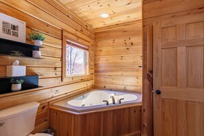 House, Multiple Beds, Hot Tub, Mountain View (The Mountainbrier) | Bathroom | Designer toiletries, towels, toilet paper - The Mountainbrier (Banner Elk)