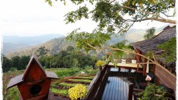 Double Room, Balcony, Mountain View | Terrace/patio