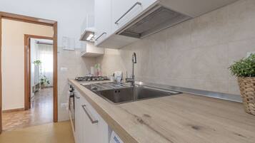 Apartemen, Boleh Merokok | 2 kamar tidur dan tempat tidur bayi gratis