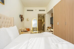 1 chambre, fer et planche à repasser, Wi-Fi gratuit