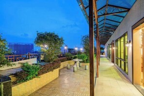 Udsigt fra overnatningsstedet