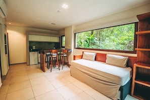 Deluxe Apartment, Park View | Minibar, free WiFi, bed sheets - Hotel Tre (Puerto Iguazú)