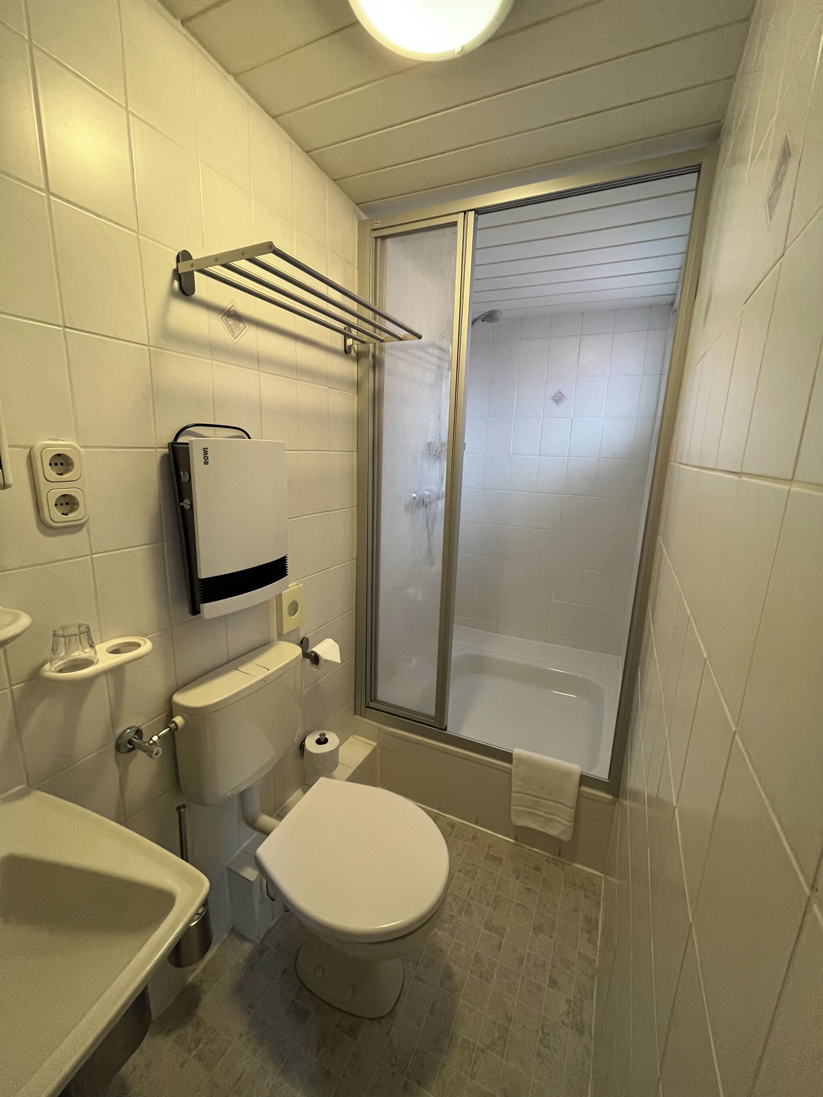Free toiletries, hair dryer, towels, soap