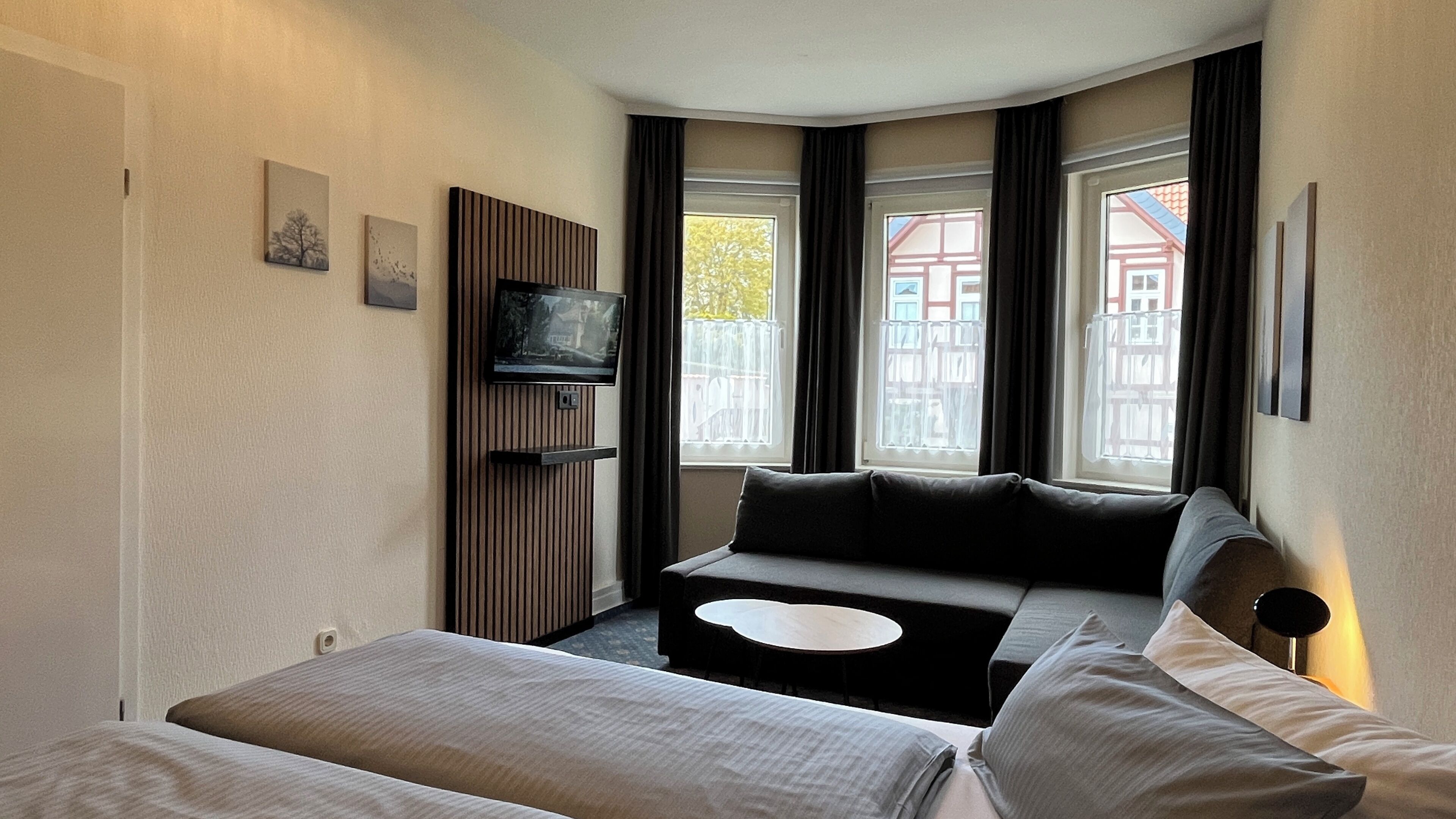 Deluxe Double Room, Partial Lake View | Hypo-allergenic bedding, blackout drapes, free WiFi, bed sheets