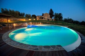 Seasonal outdoor pool - Villa Meraviglia With Pool And Ac (Poggibonsi)