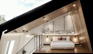룸 (The Luxeur Loft) | 책상, 침대 시트