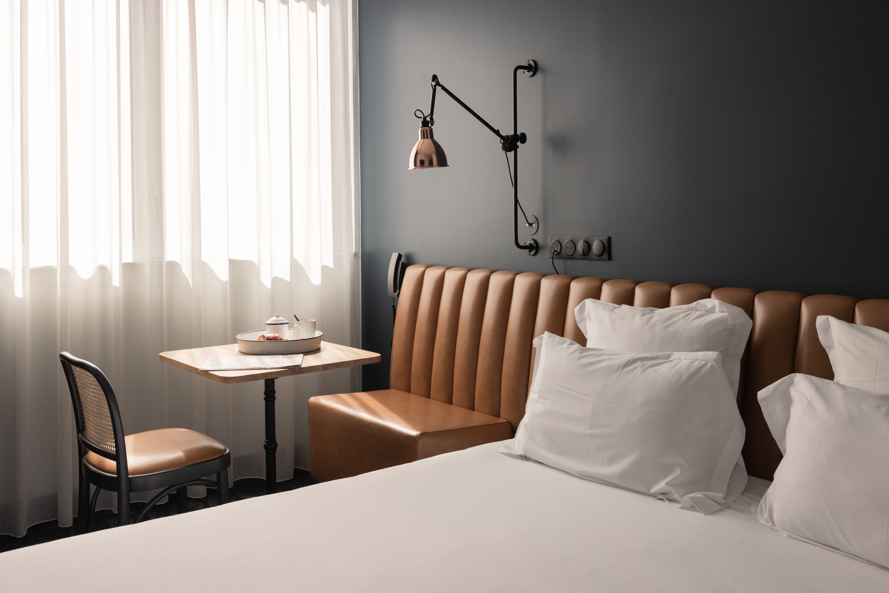 Standard Double Room, City View | Desk, laptop workspace, soundproofing, iron/ironing board