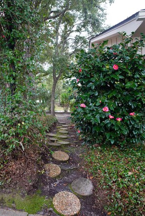 Property grounds - Pet friendly home just 2 minute drive to the beach! (Long Beach)