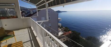 Penthouse Panoramique, vue mer | Terrasse/Patio