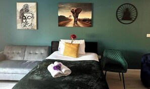 1 soverom, wi-fi og sengetøy