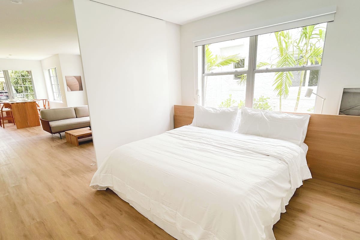 Appartement Design, 1 chambre | 1 chambre, fer et planche à repasser, Wi-Fi gratuit, draps fournis