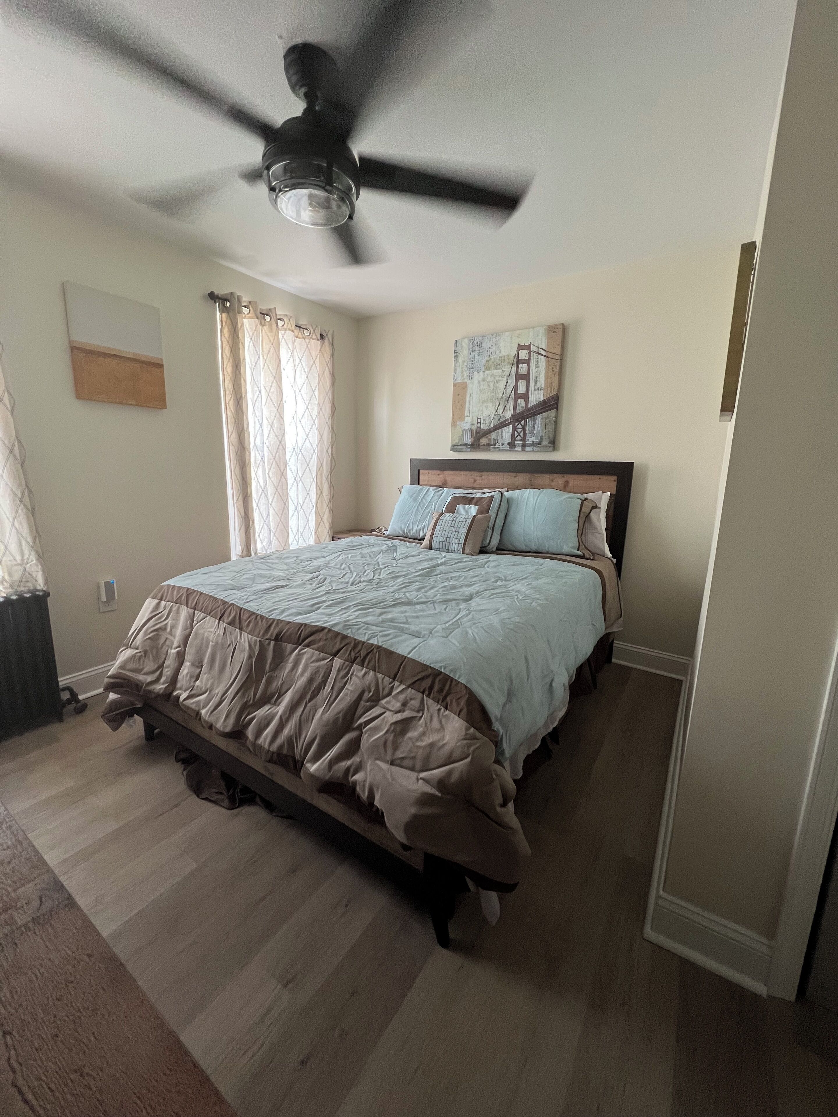 2 chambres, fer et planche à repasser, Wi-Fi, literie fournie