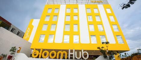 Overnatningsstedets facade