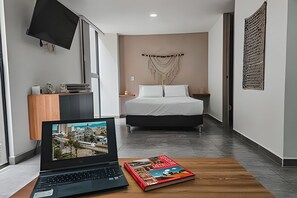 1 bedroom, iron/ironing board, internet, bed sheets