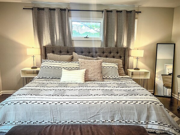 7 dormitorios, tabla de planchar con plancha, wifi y ropa de cama