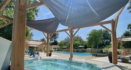 Chalet 4 étoiles - Piscine - eehefh