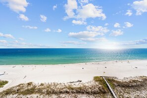 Comfort Apartment, 2 Bedrooms, Balcony, Beach View | Balcony view