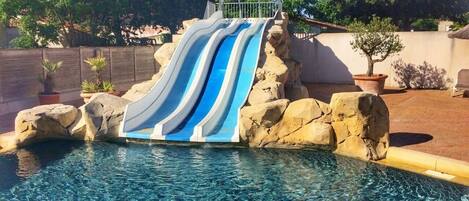 Indoor pool, a heated pool