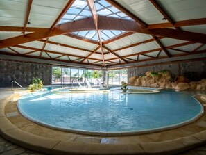 Indoor pool, a heated pool