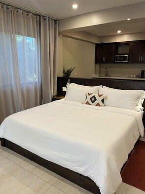 Minibar, in-room safe, desk, laptop workspace