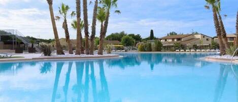 Una piscina riscaldata